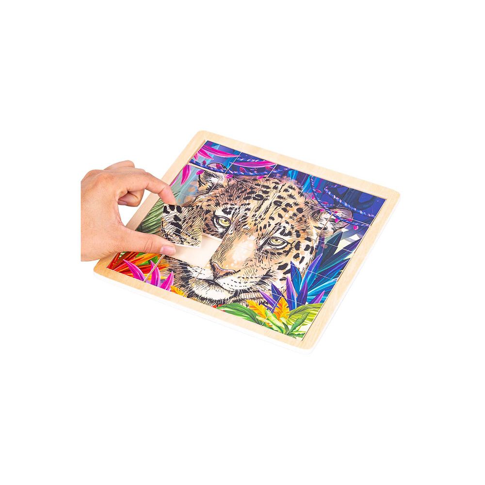 Puzzle Leopardo Madera image number 2.0