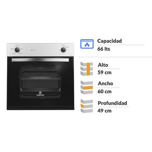 Horno Empotrado Mademsa M SPAZIO110 A / 66 Litros