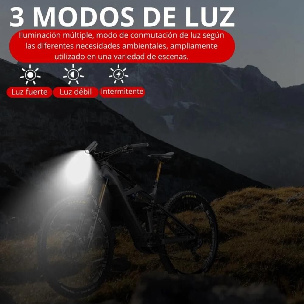 Luces Recargables Para Bicicleta Delantera Y Trasera Premium image number 3.0