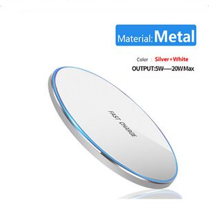 Cargador De Celular Inalambrico Metal Carga Rapida 4a 40w Smartphone Android Para Iphone