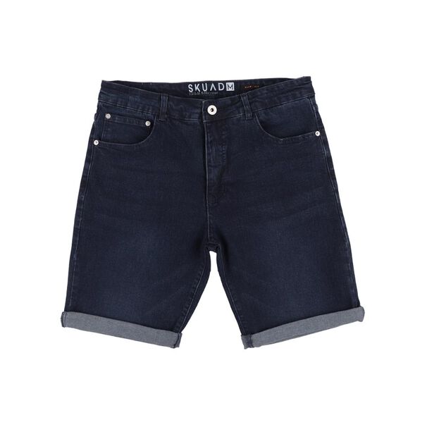 Bermuda Denim Tiro Medio Slim Hombre Skuad