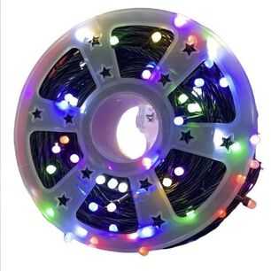Guirnalda Lineal Led 50 Metros Dise&ntilde;o Hexagonal Navidad