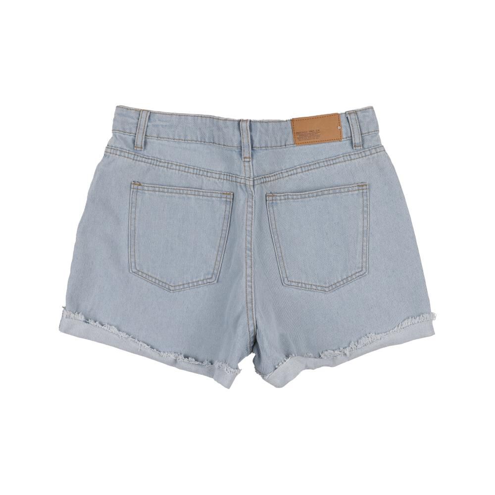 Short Basta Desflecada Tiro Alto Mom Mujer Freedom image number 1.0