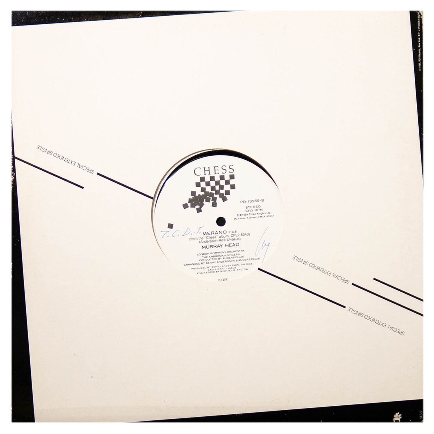 Murray Head - One Night In Bangkok | 12" Maxi Single Usado image number 0.0