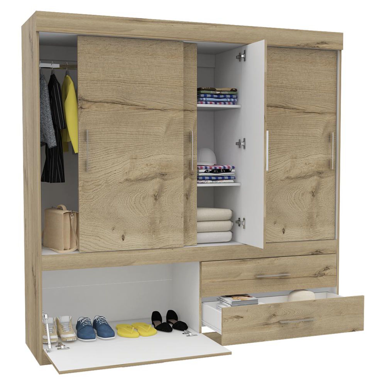 Closet Tuhome Allegro/ 5 Puertas/ 1 Cajon image number 5.0