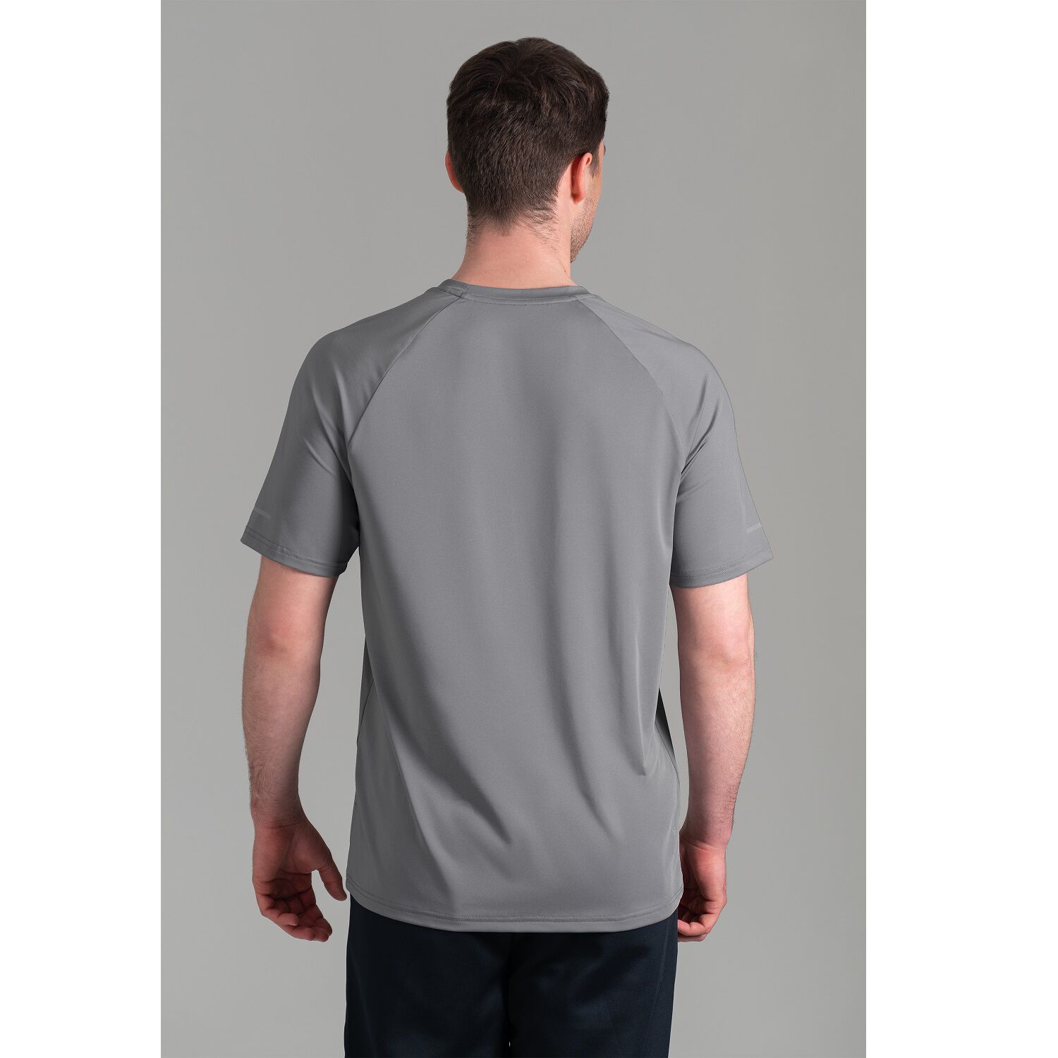 Ultimate Polera Mc Raglan Sport Hombre Silver - S image number 1.0