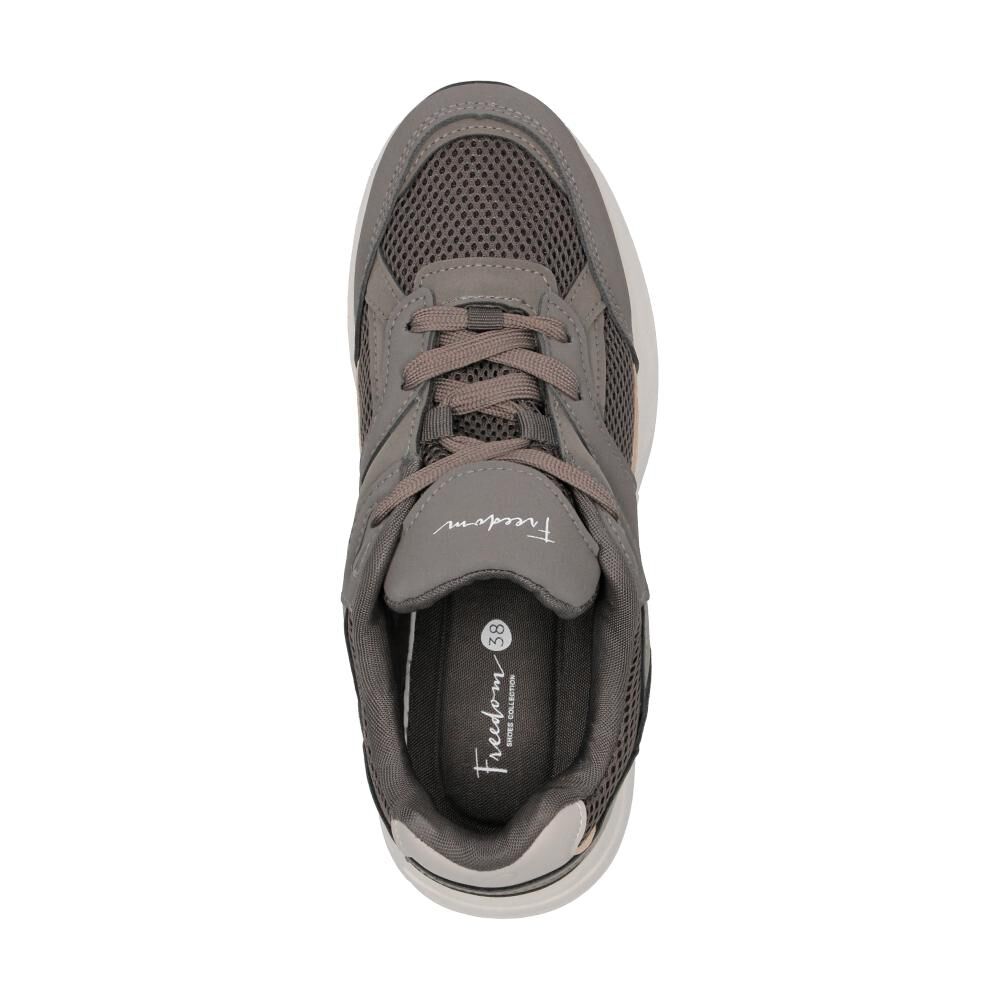Zapatilla Urbana Mujer Freedom Brown image number 4.0