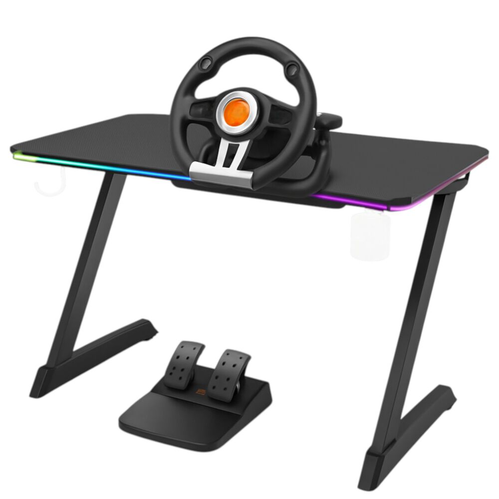 Kit Volante Con Pedales Krom K-wheel Premium Ps4 Xbox One Pc image number 9.0