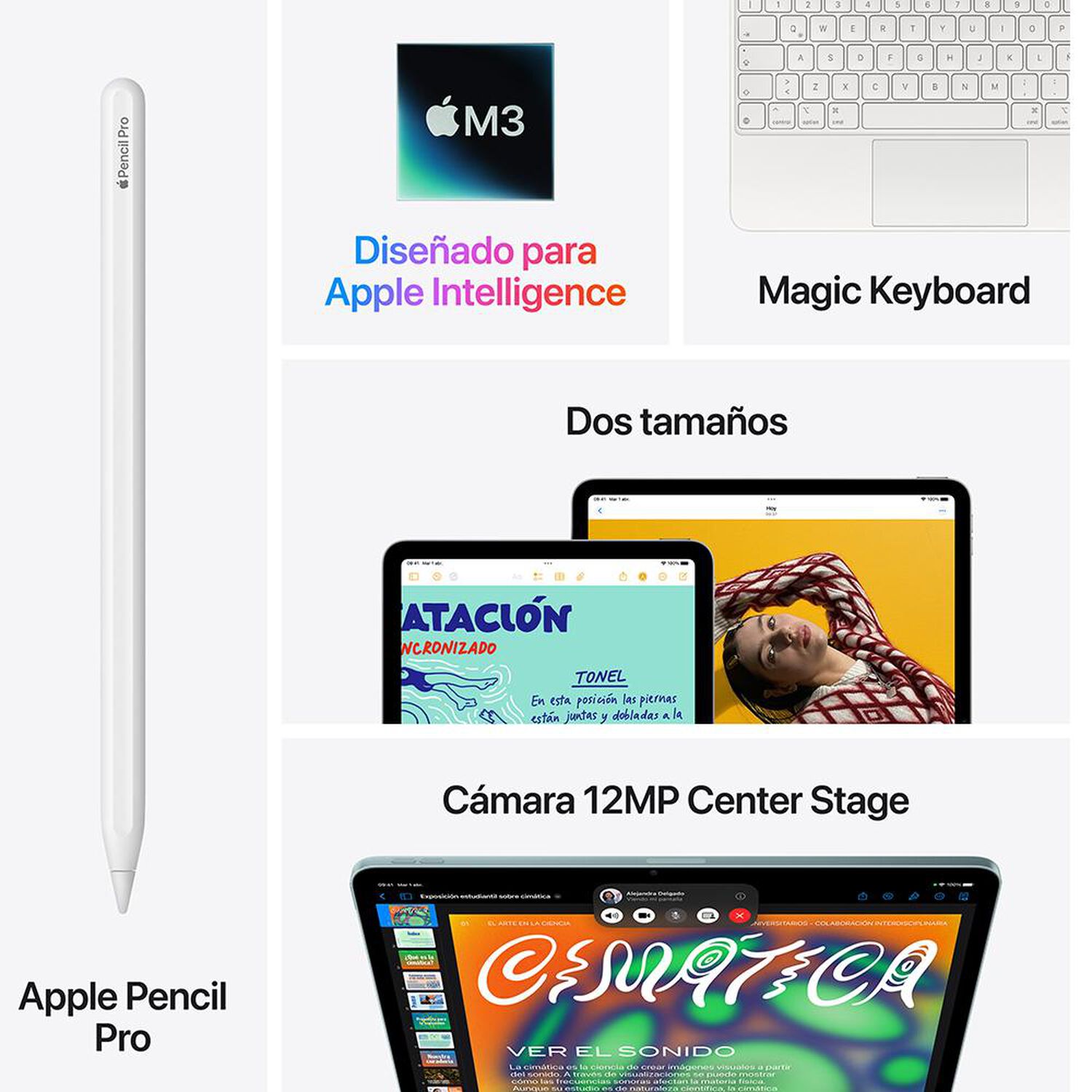 iPad Air M3 11" Apple / 12 GB RAM / 128 GB / Plata image number 8.0