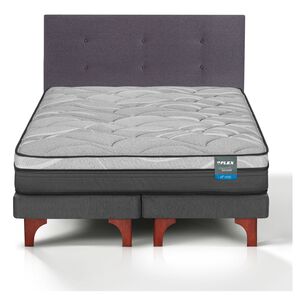 Cama Europea Flex Dream Pocket / 2 Plazas + Respaldo