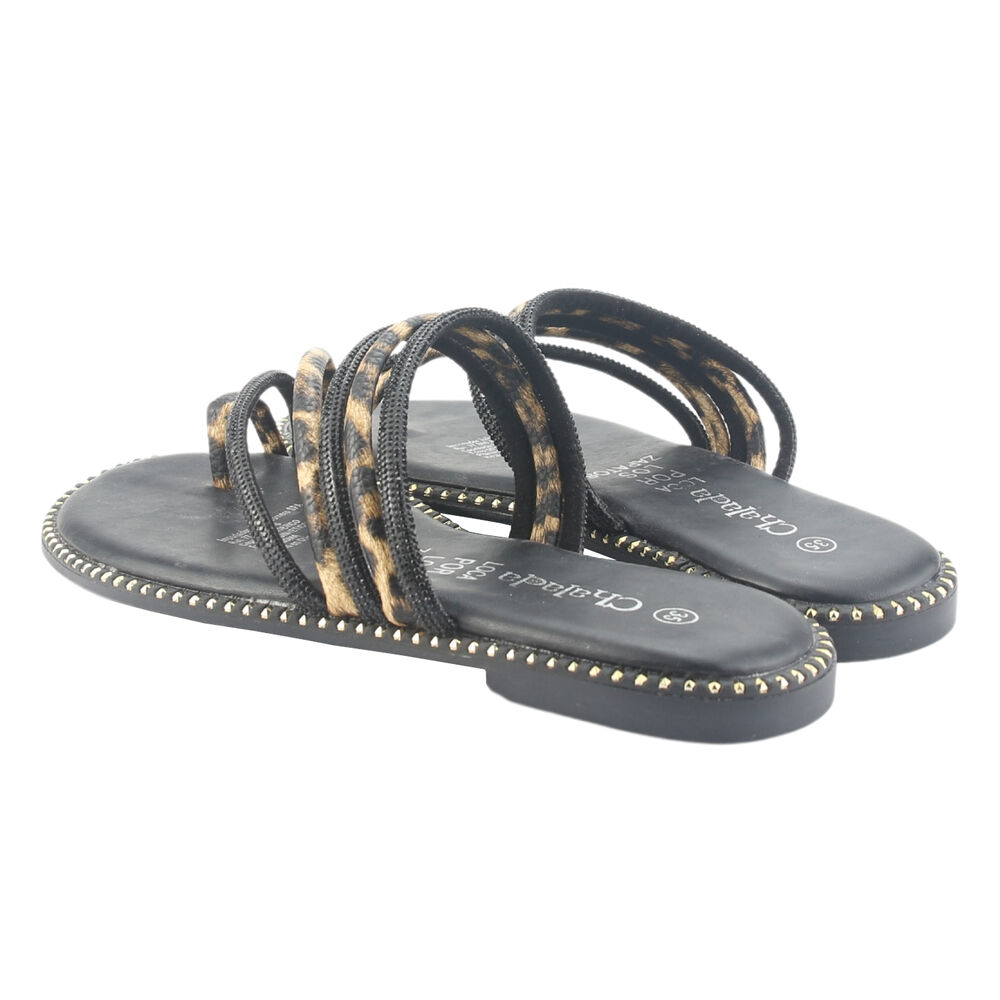 Sandalia Chalada Mujer Amalfi-1 Negro Print Casual image number 3.0