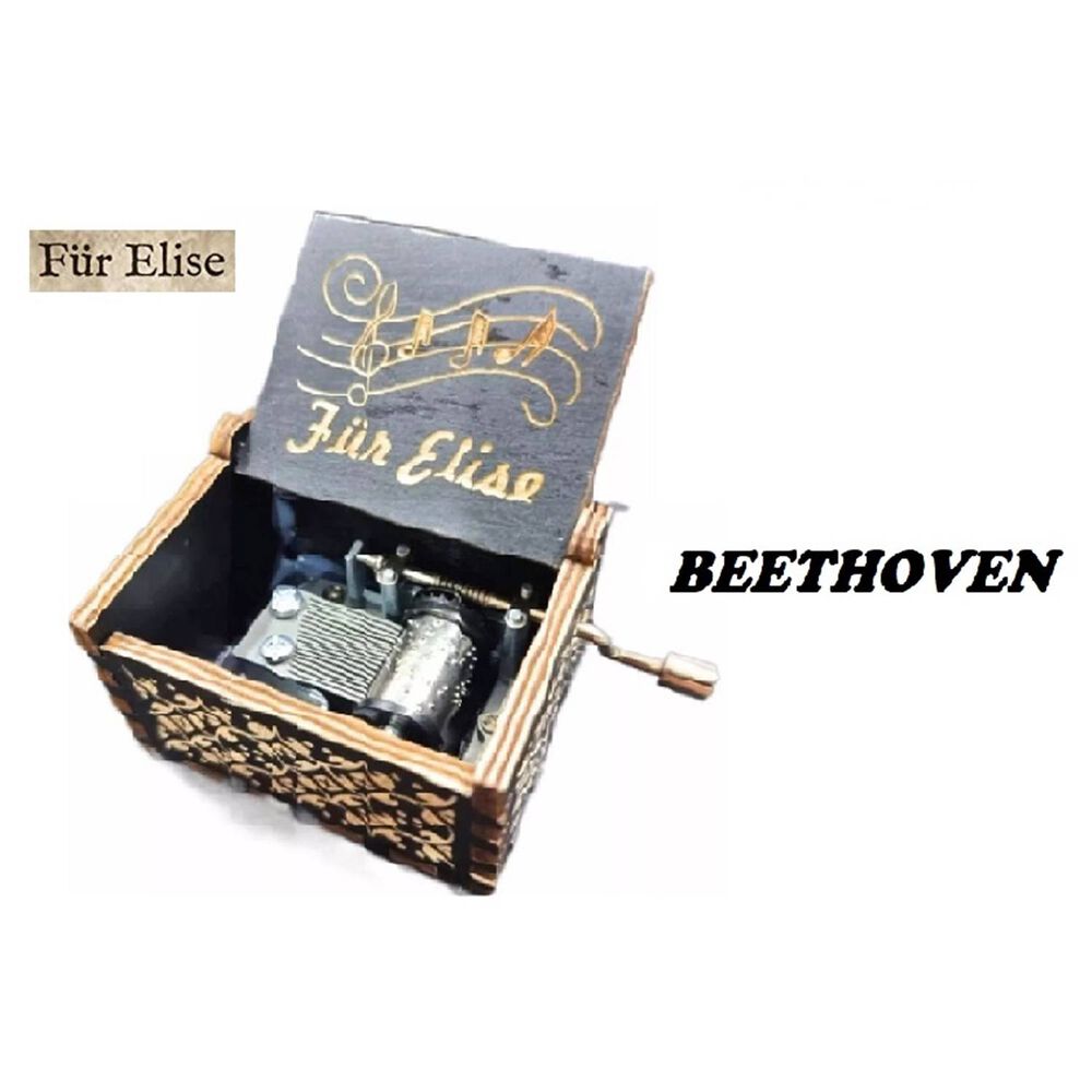 Caja Musical Beethoven Fur Elise Negra image number 0.0