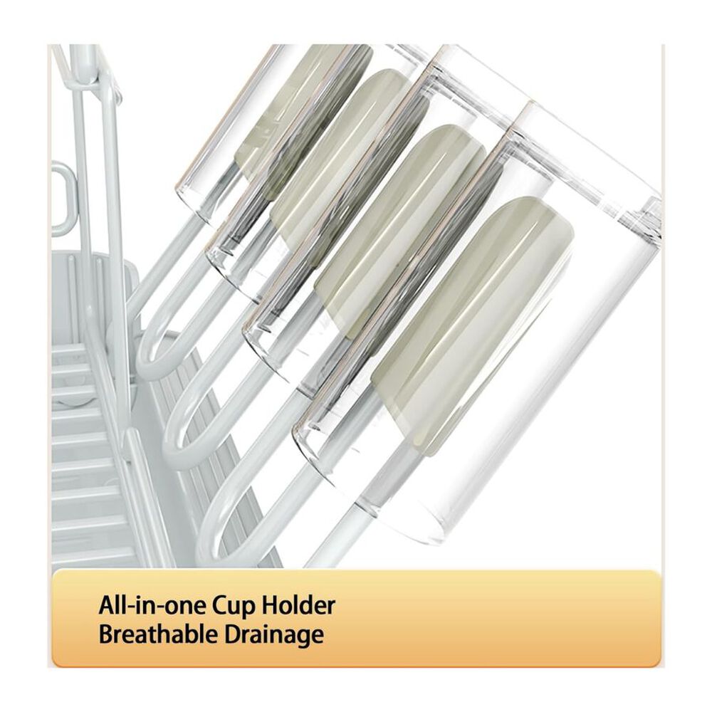 Escurridor Secador De Utensilios 2 Niveles Negro image number 1.0