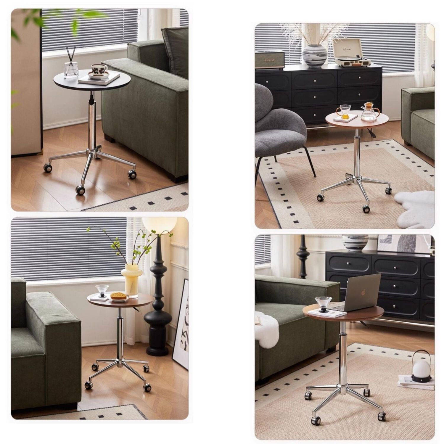 Mesa Lateral Auxiliar Centro Regulable 63-85cm Side Caf&eacute; image number 5.0