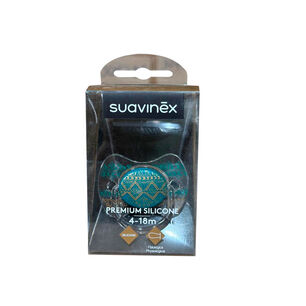 Chupete Premium Couture Verde Con Tetina Fisiol&oacute;gica De Silicona 4/18 Meses