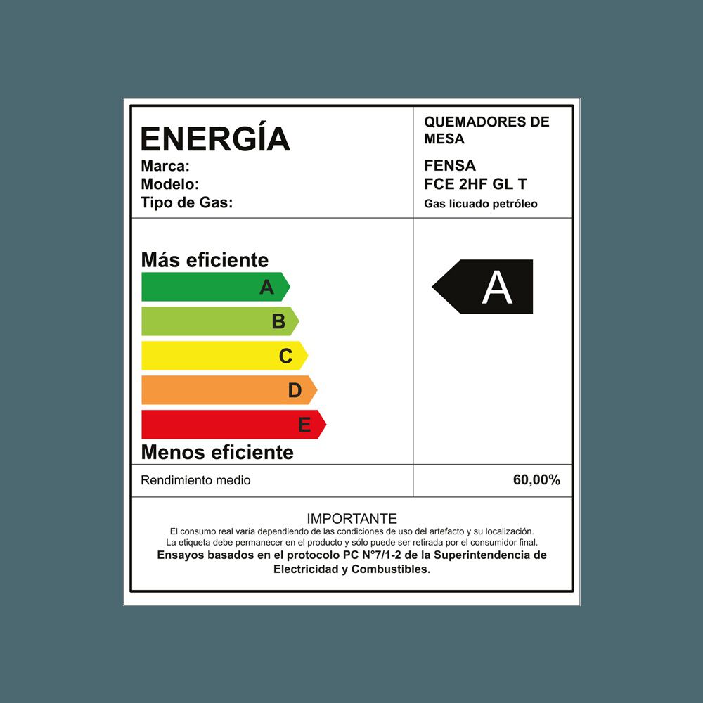 Encimera A Gas Fce 2hf Gl T El&eacute;ctrico Fensa image number 8.0
