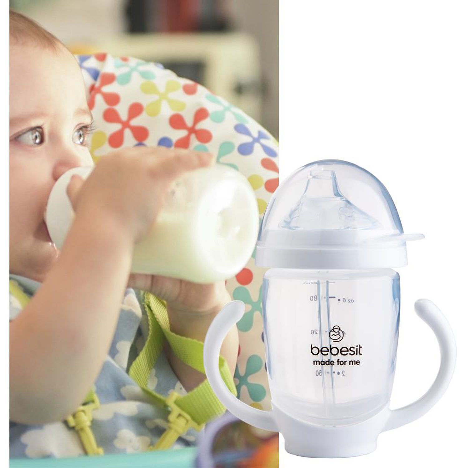 Vaso De Entrenamiento Bebesit Pack X 3 200Ml Antiderrame 3M+ image number 5.0