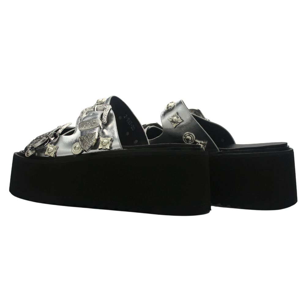 Sandalia Mujer Casual Plateada Chalada Way-20 image number 6.0