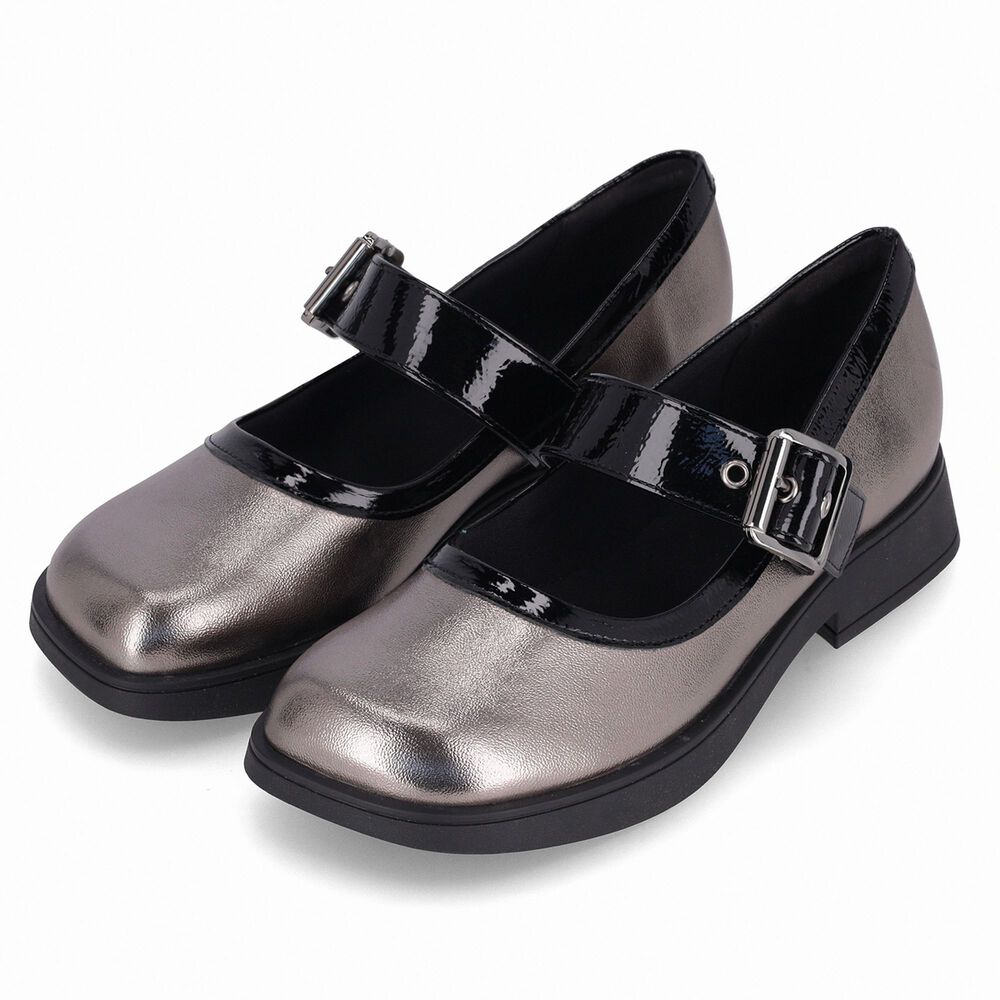 Zapato Mary Jane Mujer Peltre/negro Francisca Piccadilly image number 3.0