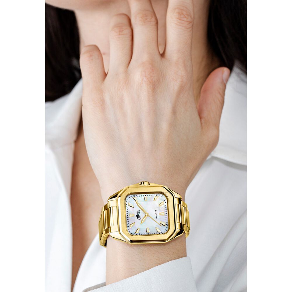 Reloj 18970/2 Lotus Blanco Mujer Crono Deportivo image number 2.0