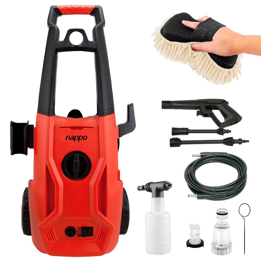 Hidrolavadora Nappo 1800w Jabonera 5mts Manguera image number 0.0