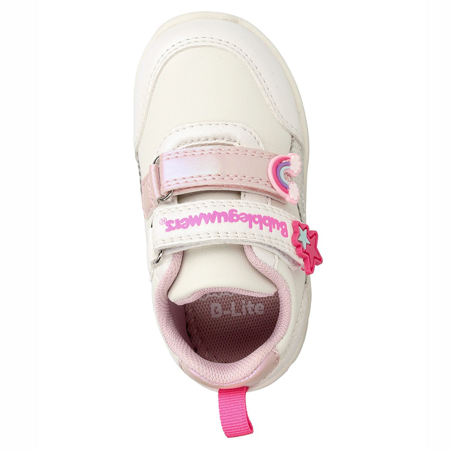 Zapatilla Ni&ntilde;a Bubblegummers Soft Walker Blanco image number 5.0