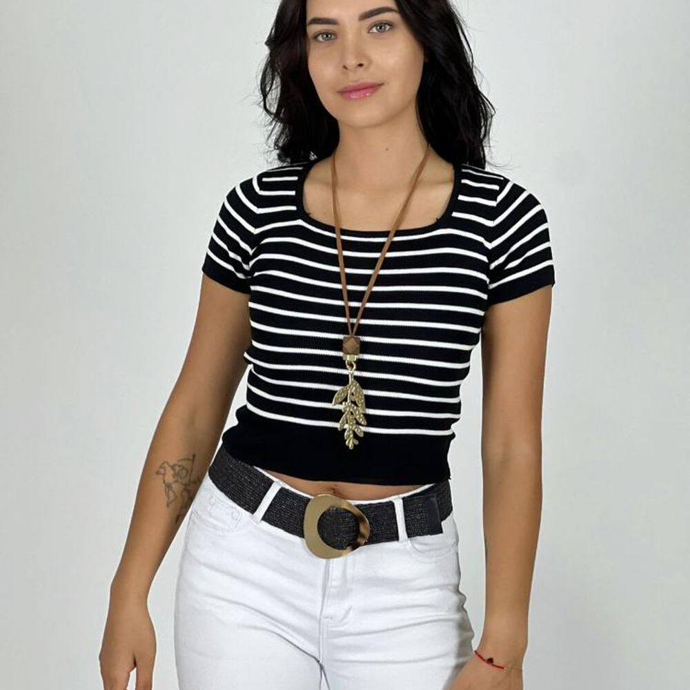 Polera Top De Líneas image number 1.0