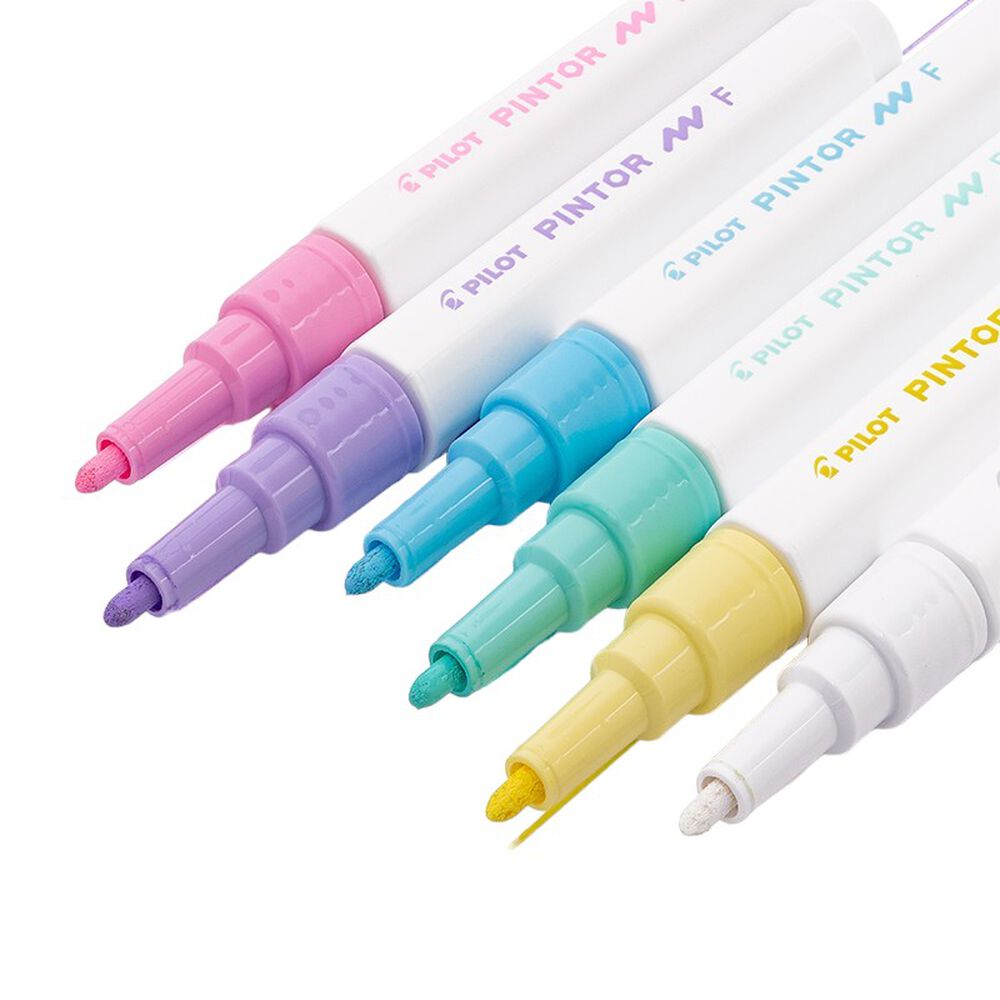 Set 6 Marcadores Pintor Pastel Con Punta Fina image number 1.0