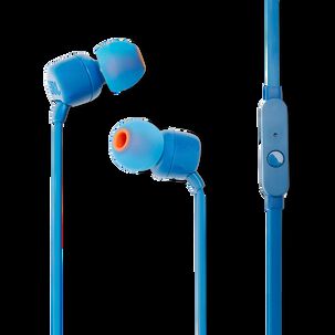 Audífonos Jbl T110 Azul Con Manos Libre Tecnología Hi Bass