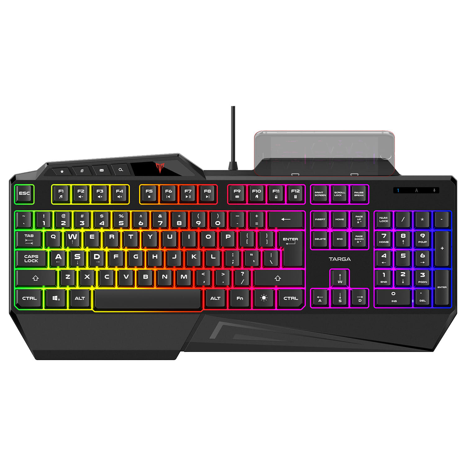 Teclado Gamer Targa Tg K120rgb image number 1.0