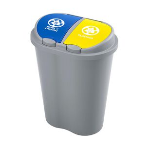 Basurero Rimax Rx12171 50 Litros 2 Entradas