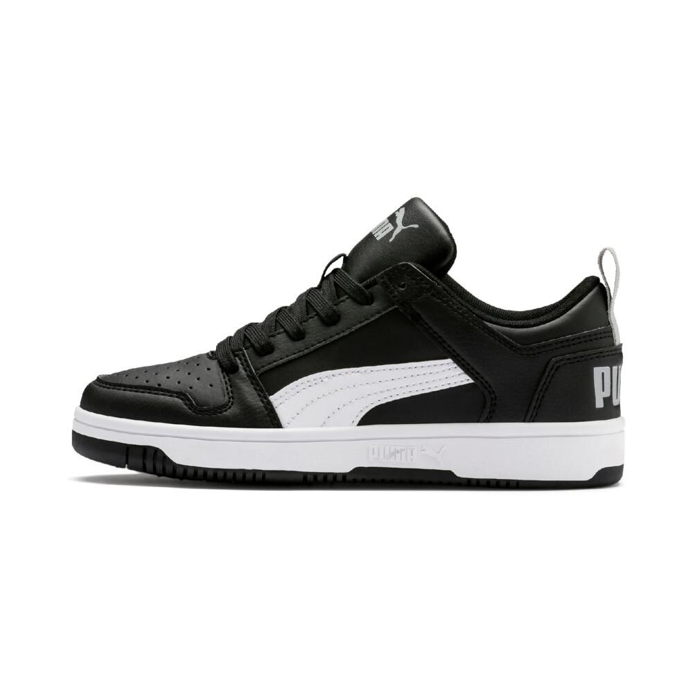 Zapatilla Juvenil Unisex Puma Rebound Layup Negro image number 3.0