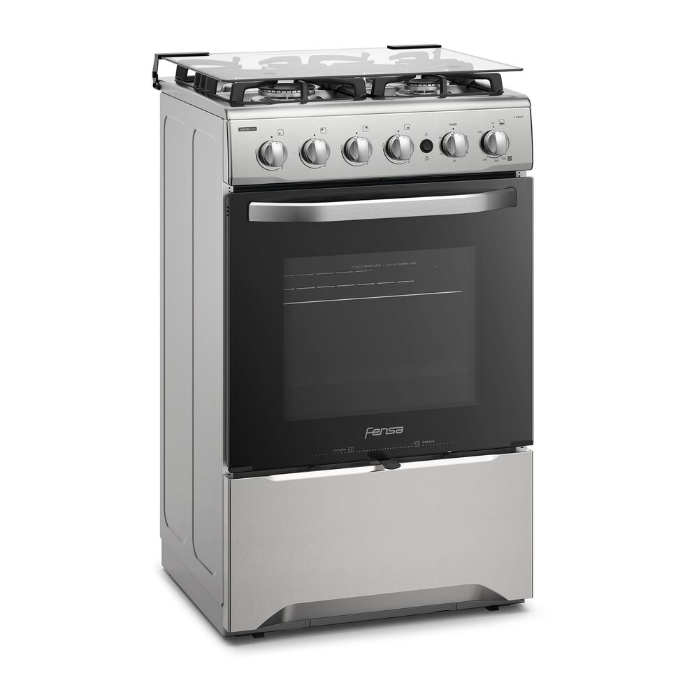 Cocina A Gas 4 Platos Fensa Experience F 2606 T Gris image number 6.0