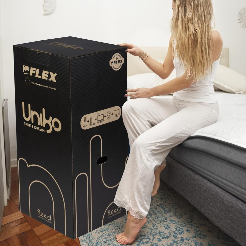Cama Europea Flex Uniko / 2 Plazas / Base Dividida image number 3.0