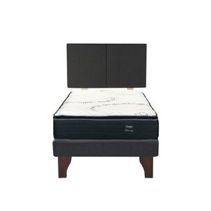 Cama Europea 1 Plaza 190 Plus Respaldo Everest