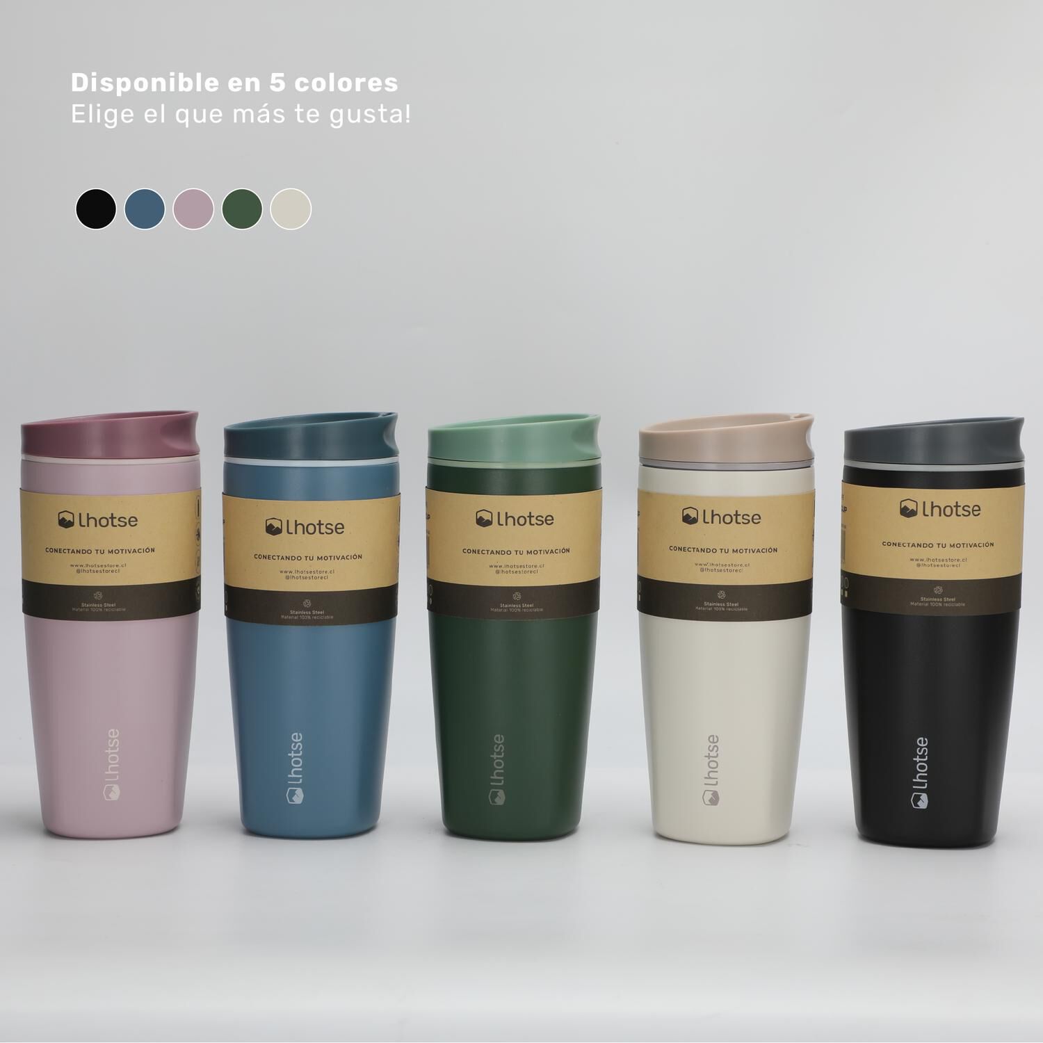 Vaso Mug T&eacute;rmico Agua Caf&eacute; Acero Inox Termicup 590 Ml Lhotse image number 7.0
