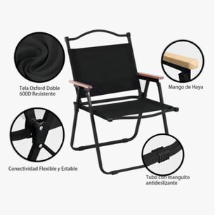 Pack 2 Sillas Plegables Camping