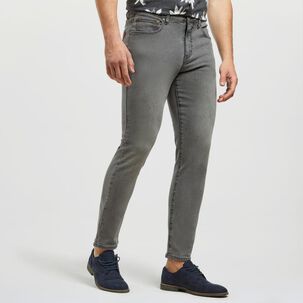 Jeans Regular Tiro Medio Slim Hombre Peroe