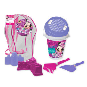 Mochila De Playa Balde Impre. Con Accesorios Minnie Disney Mochila De Playa Balde Impre. Con Accesorios Minnie Disney