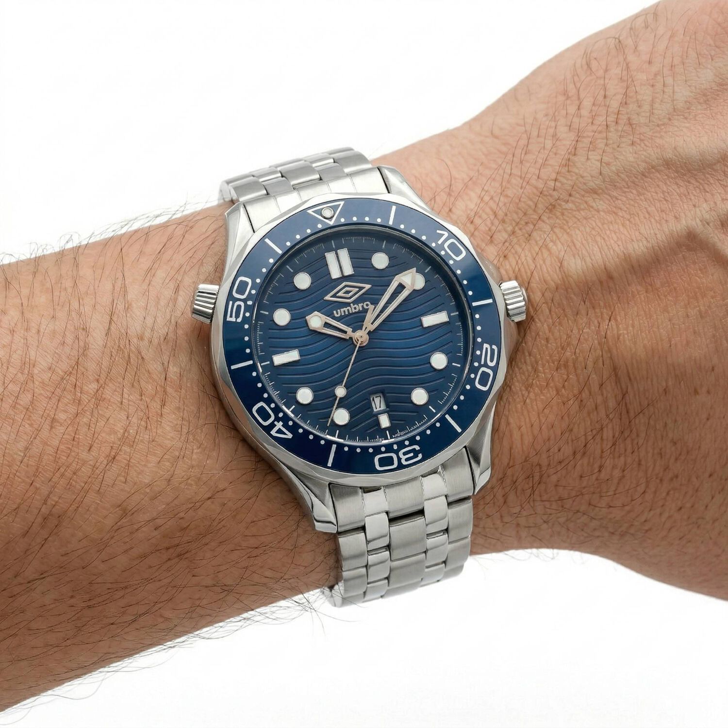 Reloj An&aacute;logo Hombre Umbro Plus Plateado Umbp-1500-186 image number 3.0
