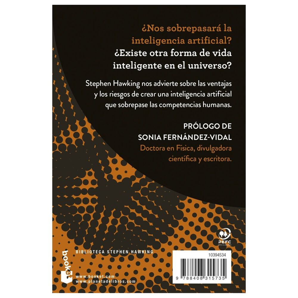 &iquest;nos Sobrepasar&aacute; La Inteligencia Artificial? (tapa R&uacute;stica) - Stephen Hawking | Libro image number 1.0