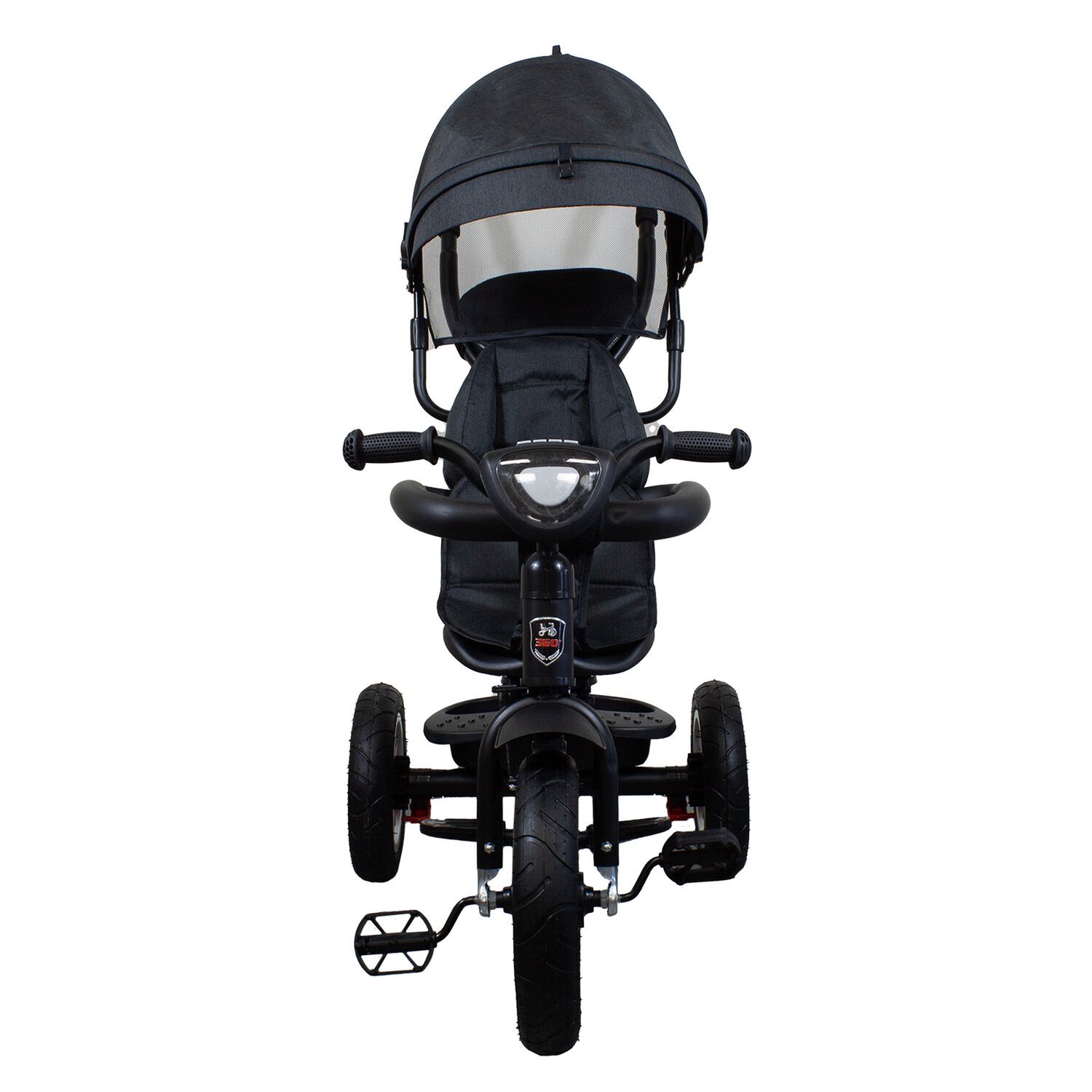 Triciclo Paseo Infantil 360 1326 Lx Negro Bebesit image number 3.0