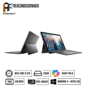 Dell Latitude 5285 2in1 Touch (i3 8th-4gb-256gb) (win11-office365) Reacondicionado