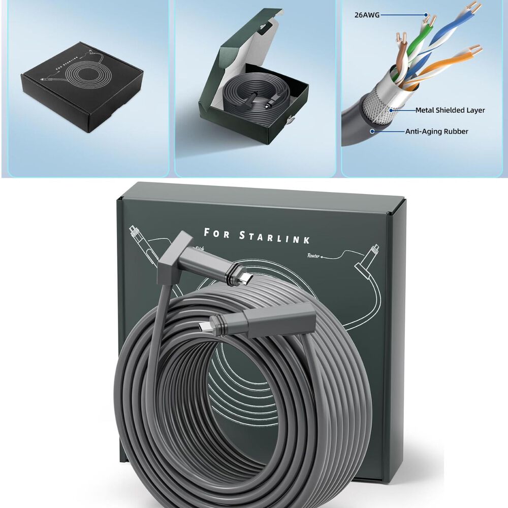 Cable Starlink 46 Metros - Nuevo Y Resistente Alta Velocidad image number 5.0