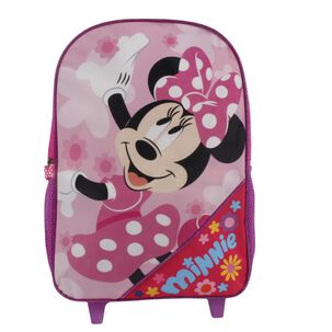 Mochila Infantil Con Ruedas 15 Minnie 2 Dise&ntilde;os