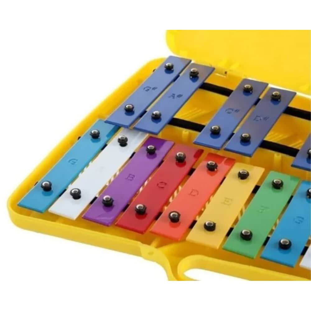 Metal&oacute;fono 25 Notas Crom&aacute;tico Infantil image number 1.0