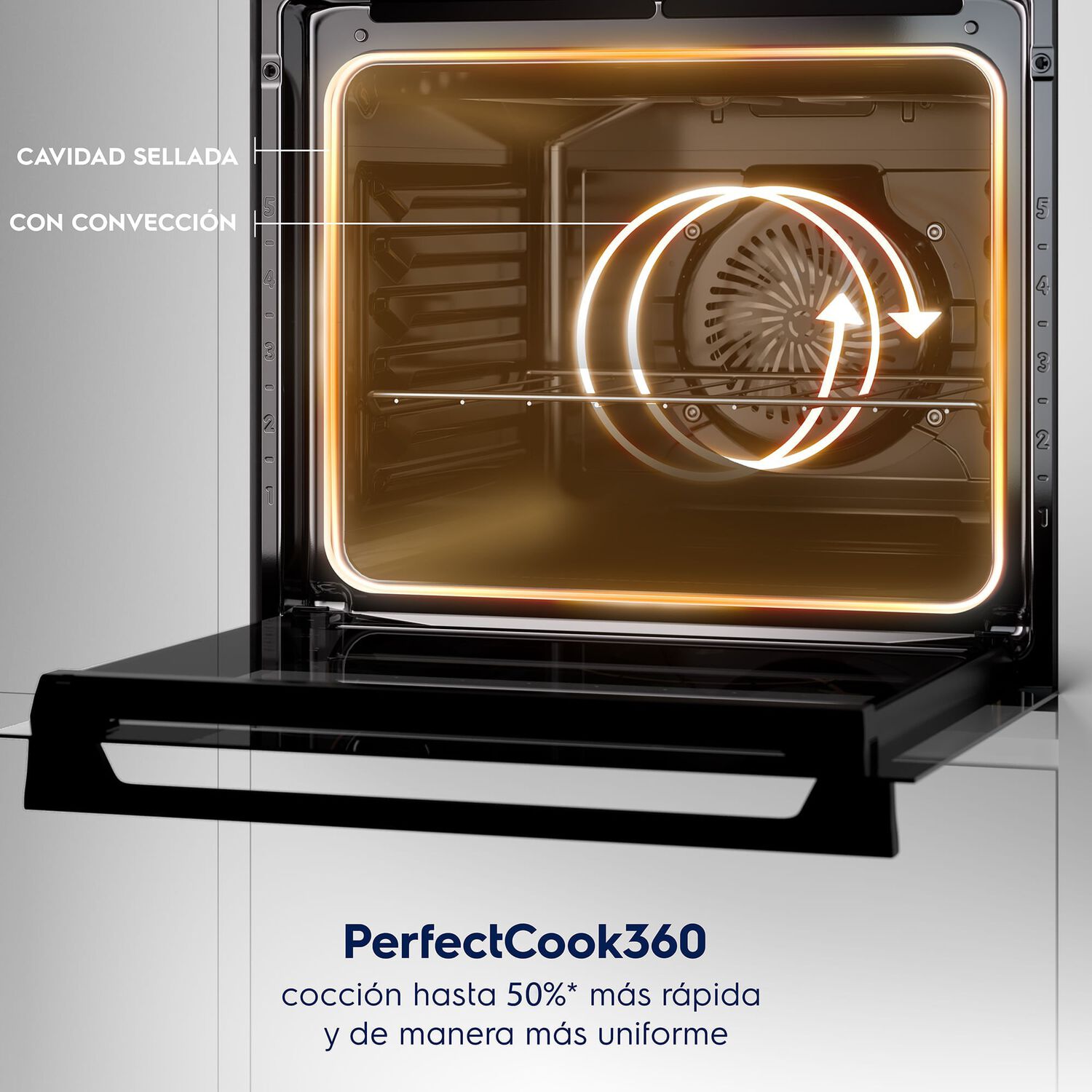 Horno Empotrable El&eacute;ctrico 50l Air Fryer Perfectcook360 Oe5ea image number 13.0