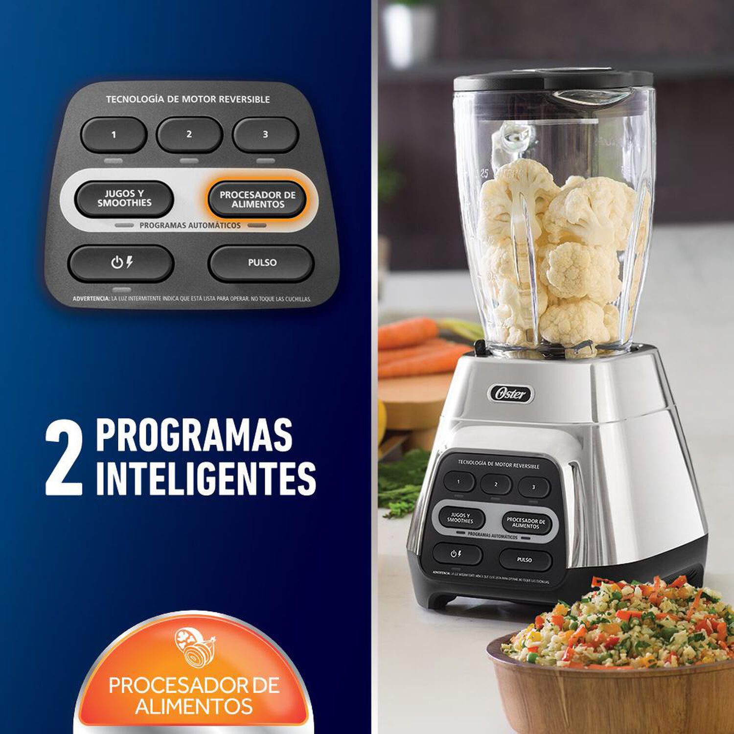 Licuadora Oster Silver / 1.5 Litros / 600W image number 3.0