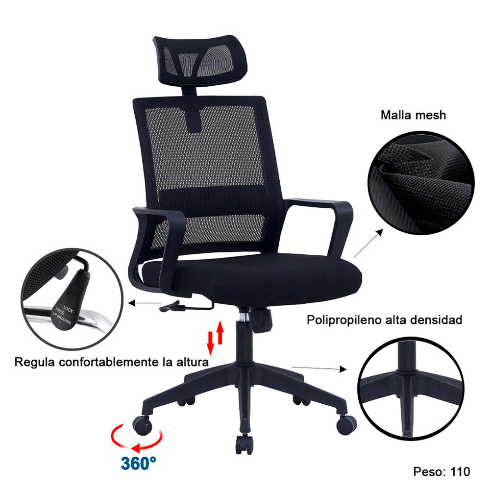 Silla De Oficina Miami image number 3.0