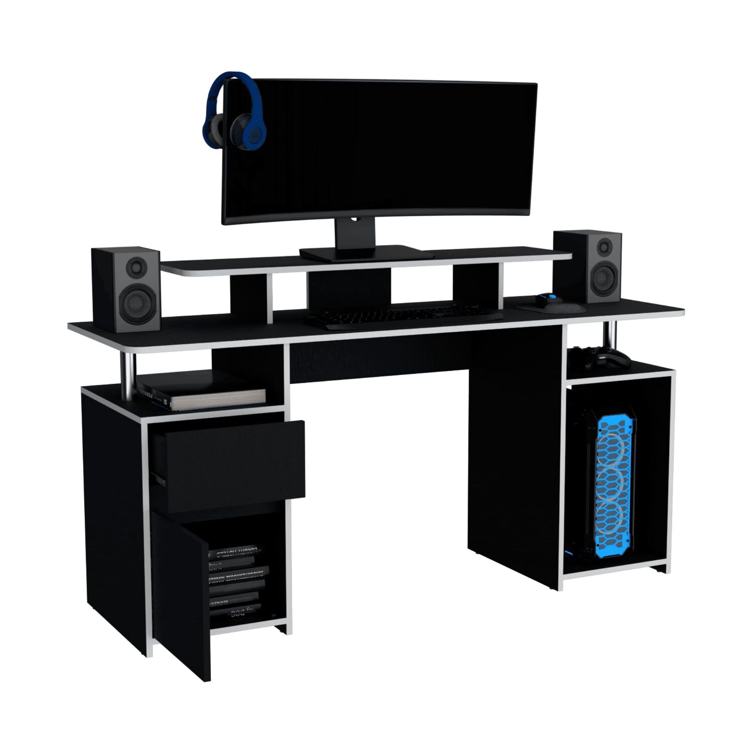 Escritorio Gamer 1 Puerta 1 Cajon Fm 054 image number 1.0